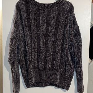 Zenana Outfitters Charcoal Crew Neck Sweater
